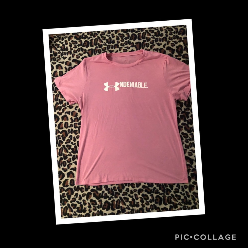 Women’s Pink Underarmour T-Short